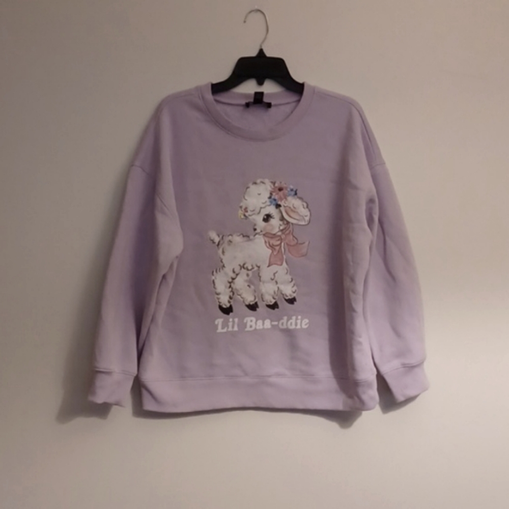 Forever 21 Vintage 'Little Lamb' Sweatshirt - 1X